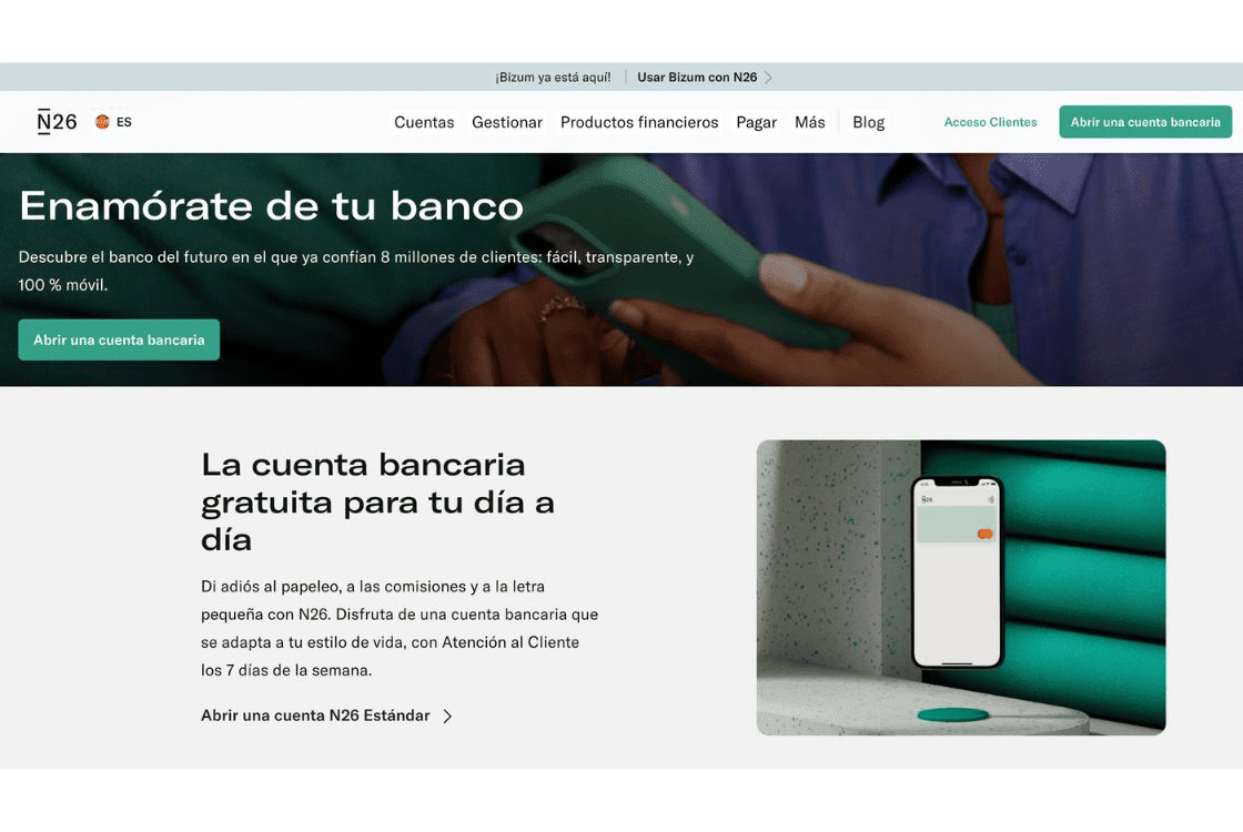 App para ahorrar dinero N26