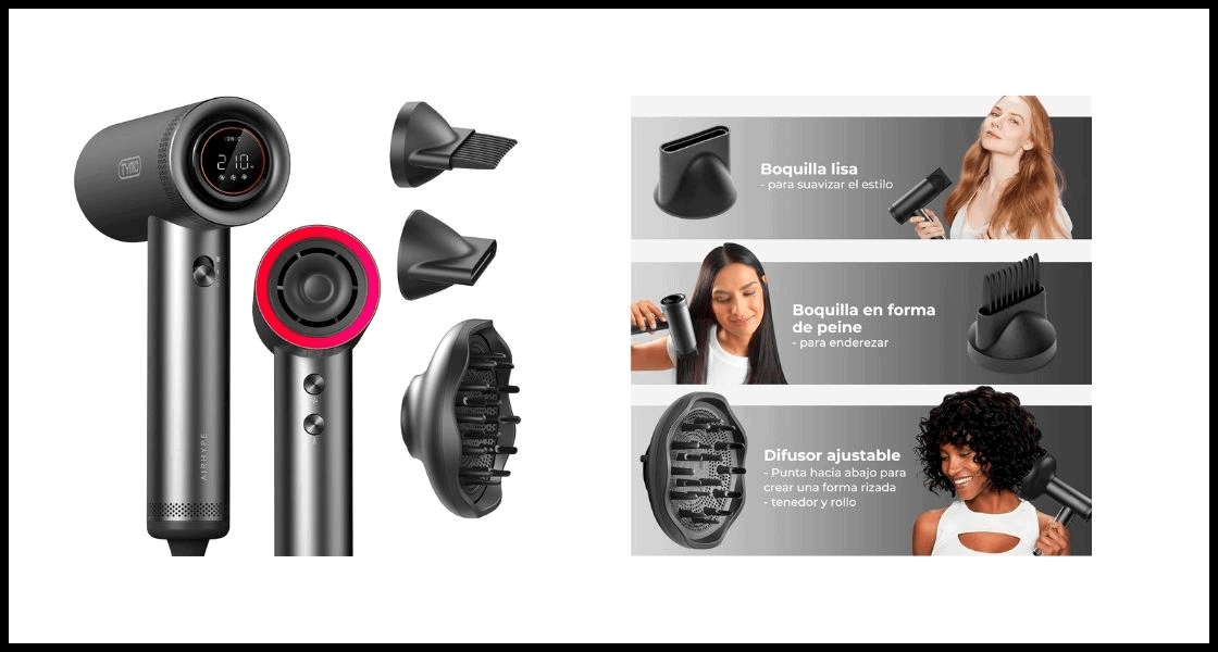 El Más Premium (Alta Gama): TYMO Secador Pelo Profesional