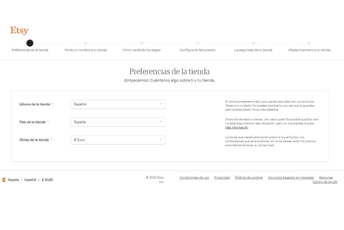 Pagina web www.etsy.com