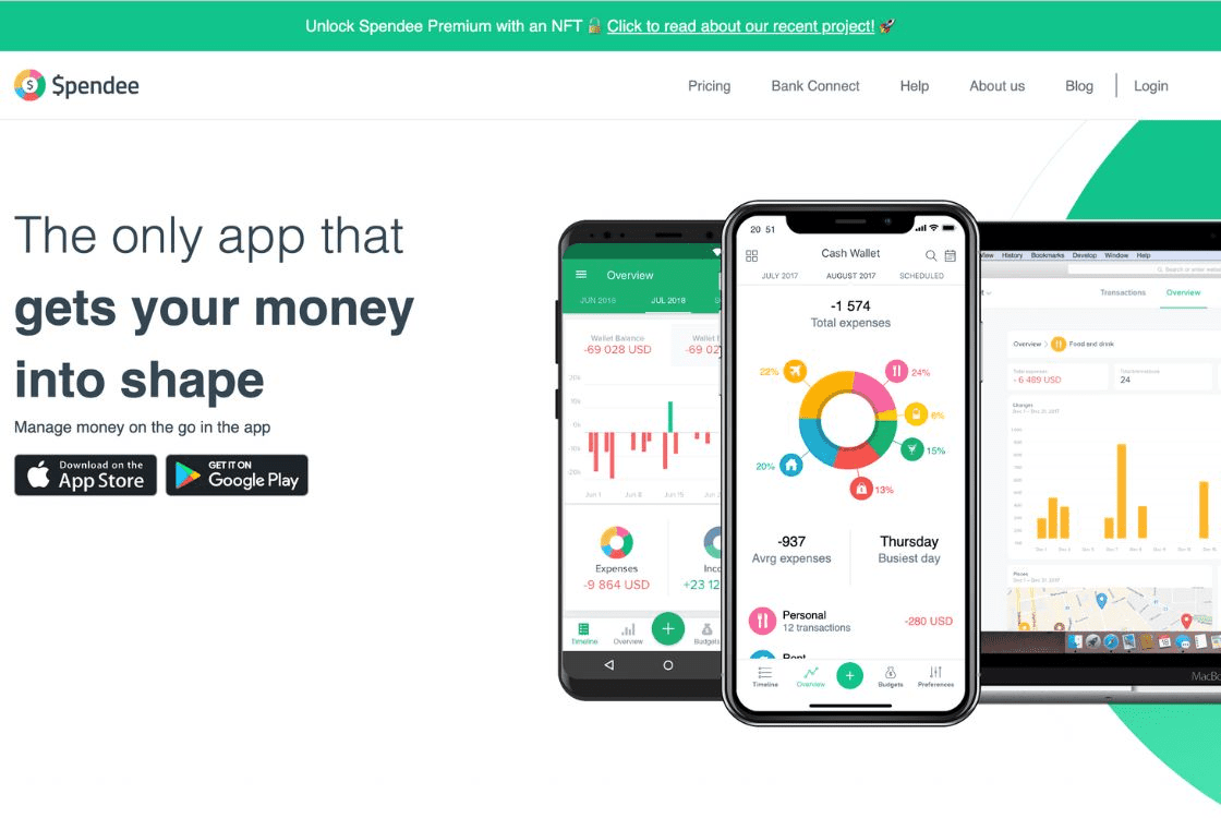 App para ahorrar dinero Spendee