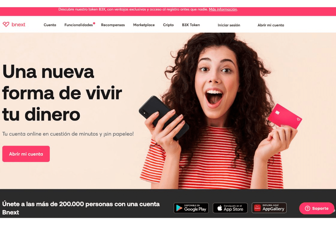 App para ahorar dinero Next