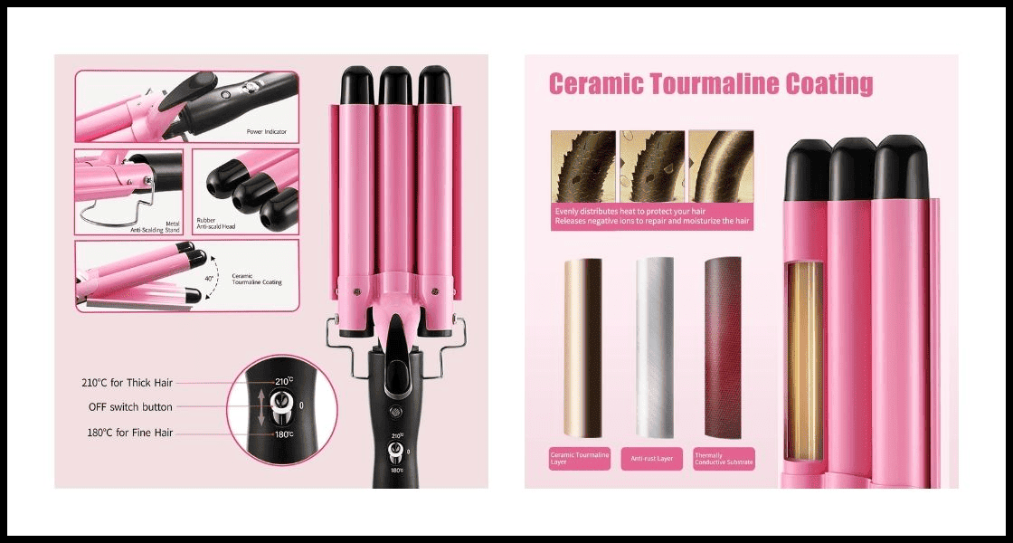 DazSpirit Rizador Pelo 3 Tubos